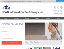 Tablet Screenshot of it-spac.com